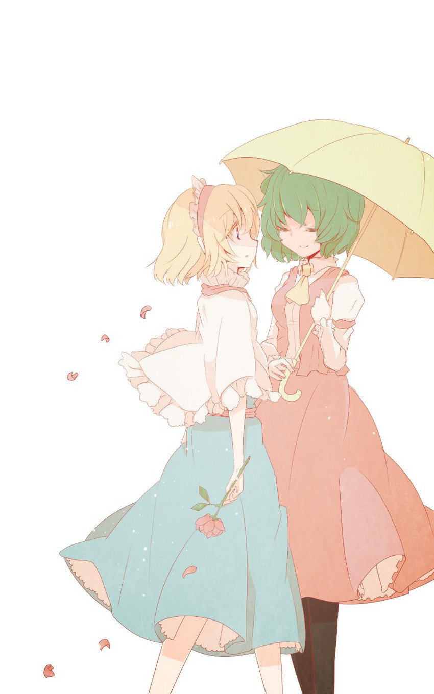 alice margatroid and kazami yuuka (touhou) drawn by aoi_(annbi)
