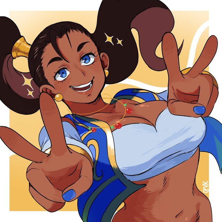 pullum purna (street fighter and 2 more) drawn by vanillakittenn