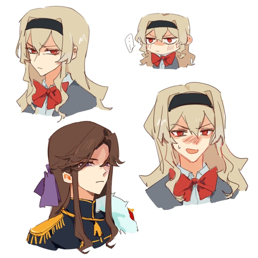 saijou claudine and tendou maya (shoujo kageki revue starlight) drawn by runrunsmallcake