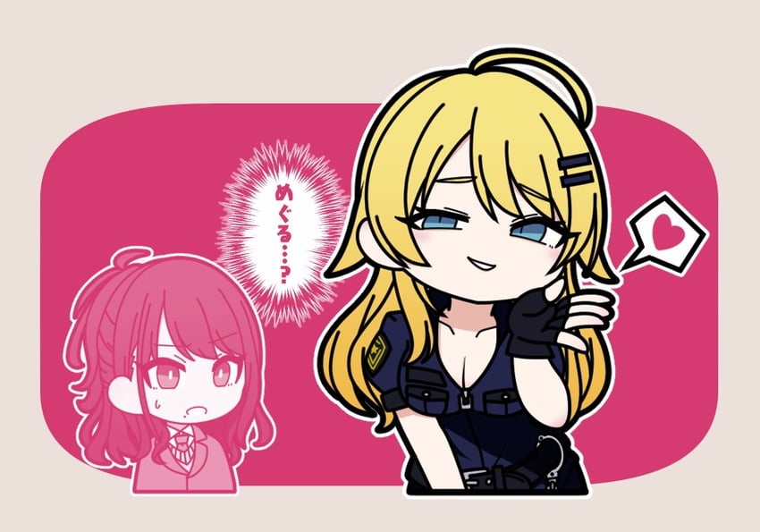 hachimiya meguru and kazano hiori (idolmaster and 1 more) drawn by walking_red