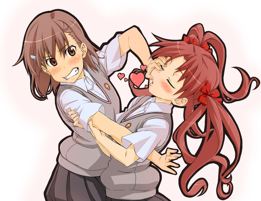 misaka mikoto and shirai kuroko (toaru majutsu no index and 1 more) drawn by sashisu