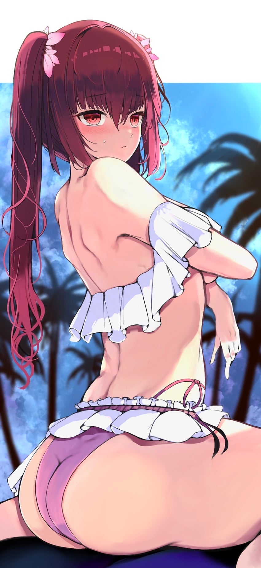 scathach and scathach skadi (fate and 1 more) drawn by kyuu_(plastic_night_q)