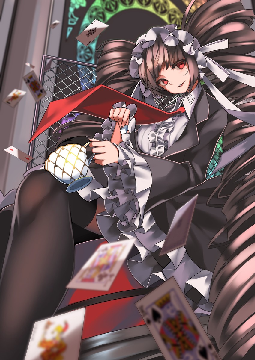 celestia ludenberg (danganronpa and 1 more) drawn by slumcat