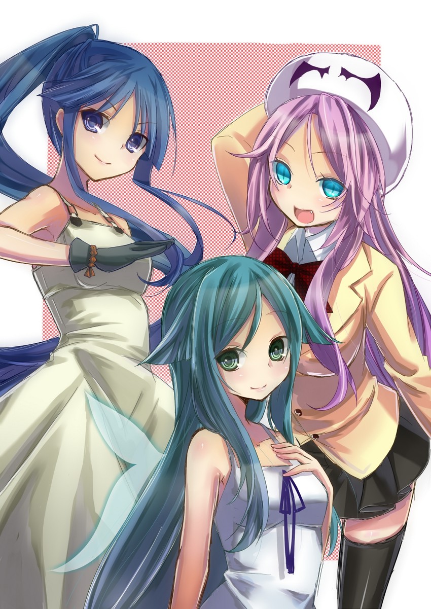 saya, heroine, and minato hikaru (nitroplus and 3 more) drawn by asari_(kaneda0529)