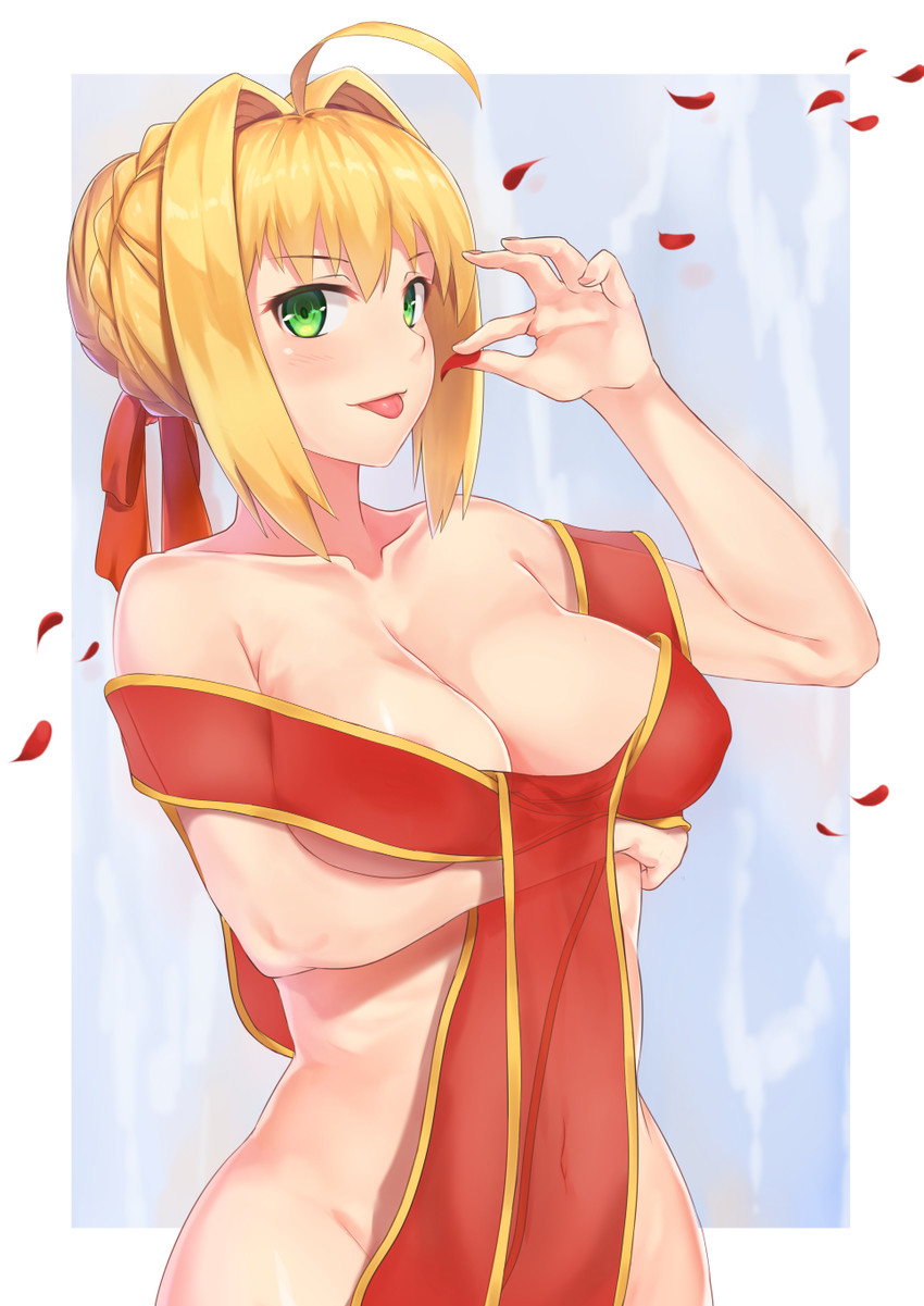 nero claudius (fate and 2 more) drawn by ryouya