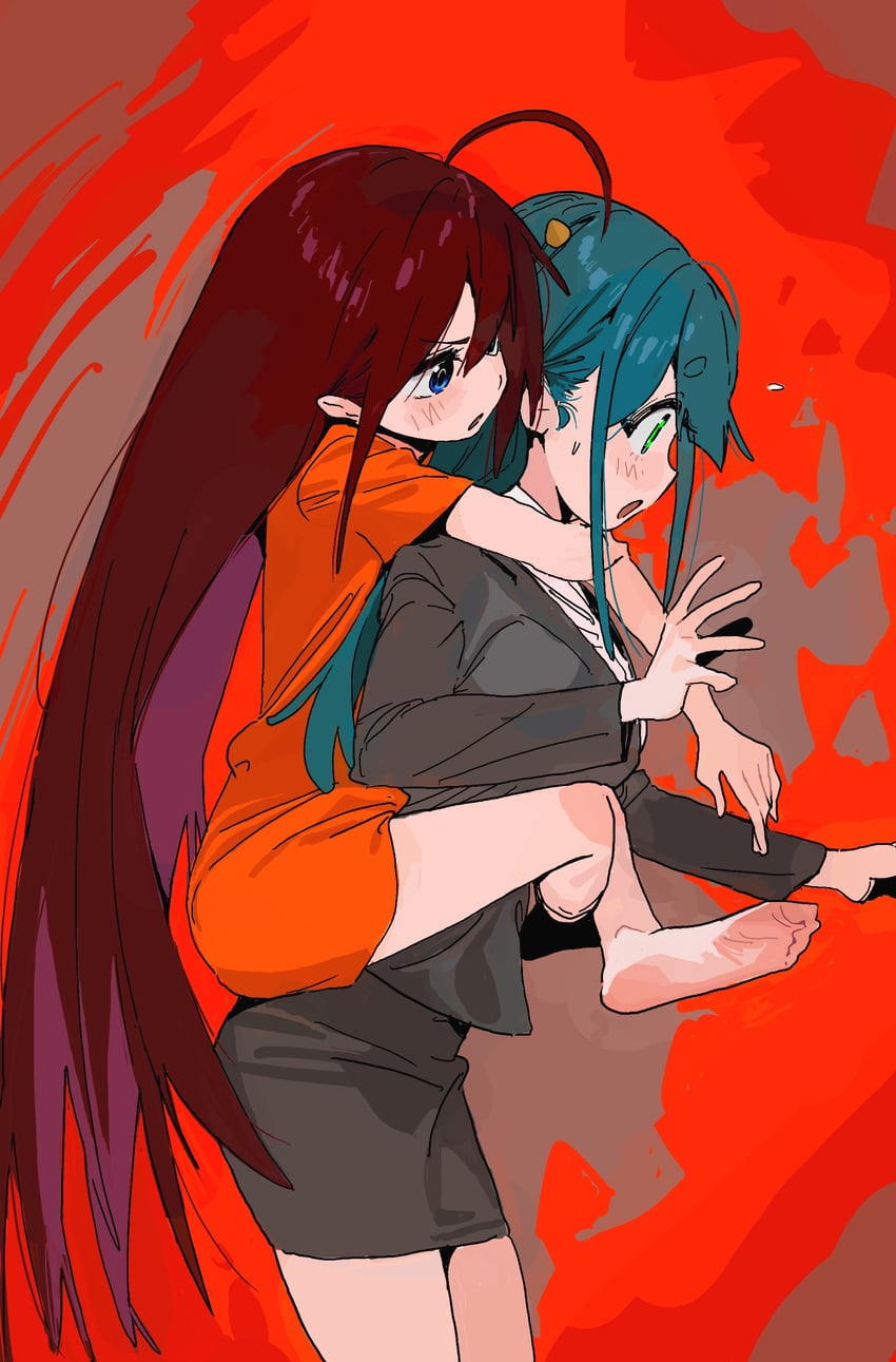 hipa and nahia (original and 1 more) drawn by some1else45