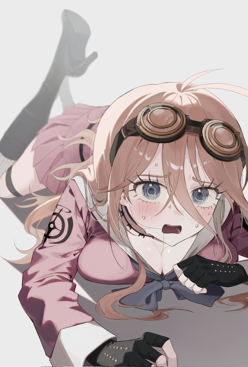 iruma miu (danganronpa and 1 more) drawn by chama_(chacoc0)