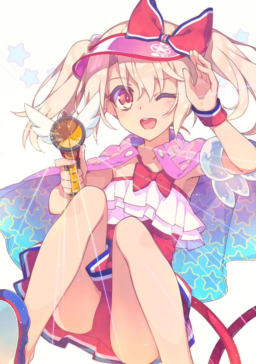 illyasviel von einzbern and magical ruby (fate and 1 more) drawn by saipaco