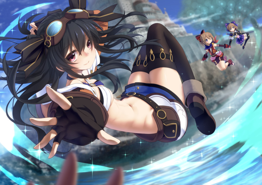 uni, rom, and ram (neptune and 1 more) drawn by mizunashi_(second_run)