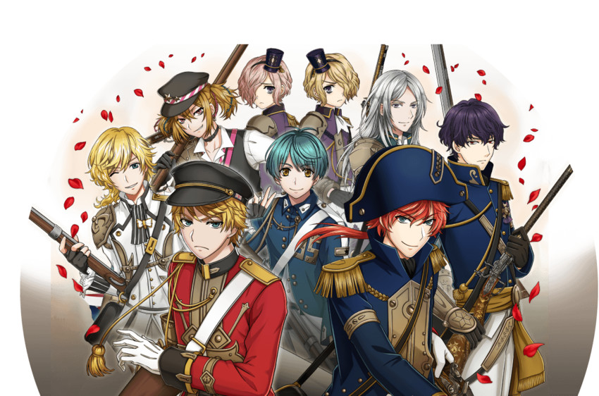charleville, brown bess, kentucky, springfield, rapp, and 4 more (senjuushi and 1 more) drawn by kinoshita_sakura
