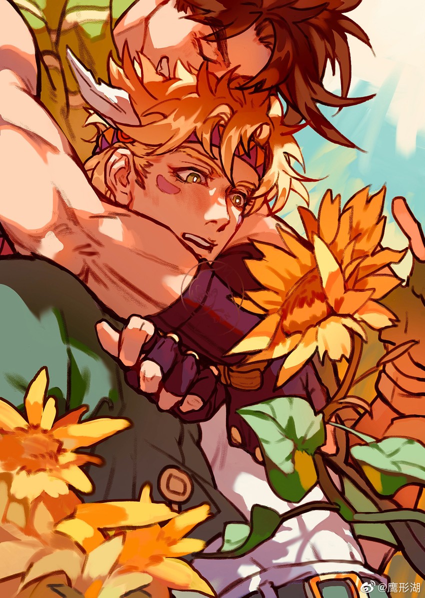 joseph joestar and caesar anthonio zeppeli (jojo no kimyou na bouken and 1 more) drawn by xianlan
