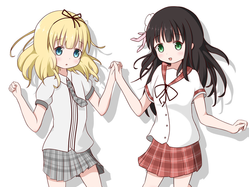 kirima syaro and ujimatsu chiya (gochuumon wa usagi desu ka?) drawn by ttmos
