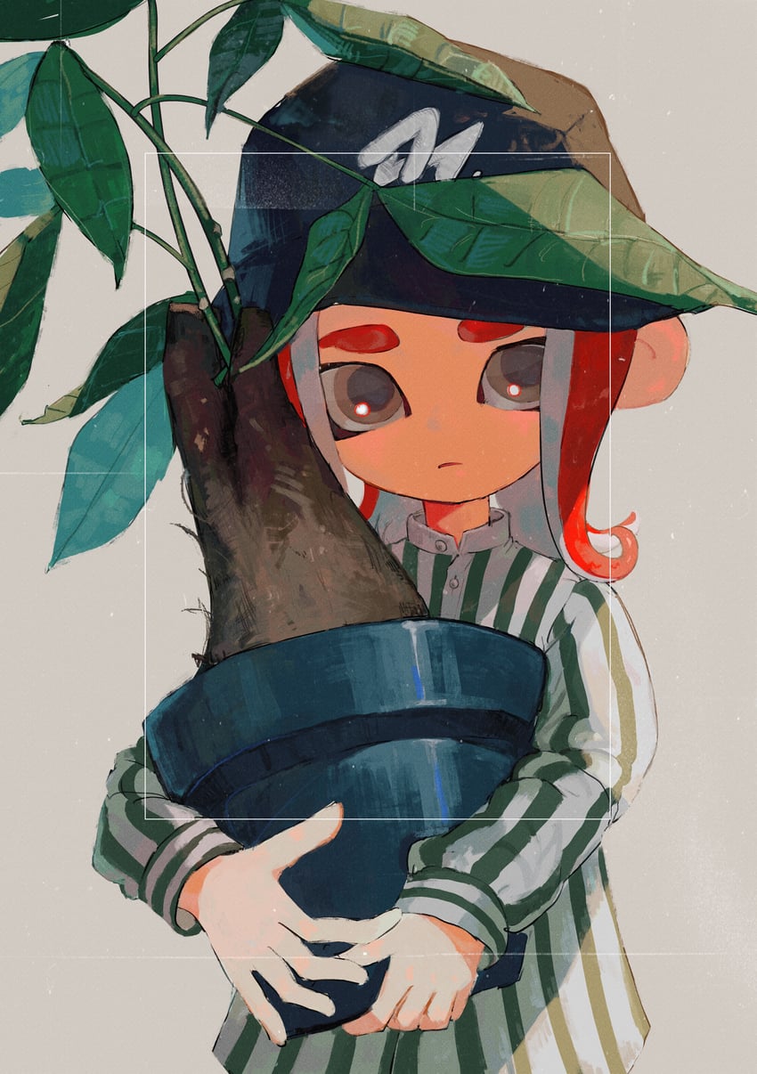 octoling player character and octoling boy (splatoon and 1 more) drawn by pppmepl