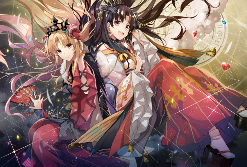 ereshkigal and ishtar (fate and 1 more) drawn by hirai_yuzuki