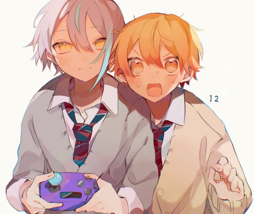 tenma tsukasa and kamishiro rui (project sekai) drawn by i9sas