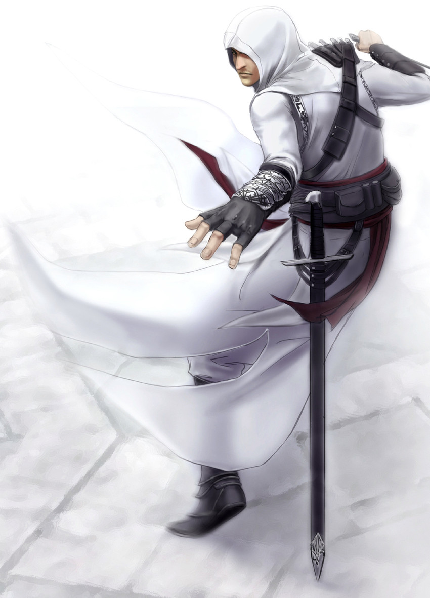 altair ibn la-ahad (assassin's creed) drawn by jin_(mei-jin)