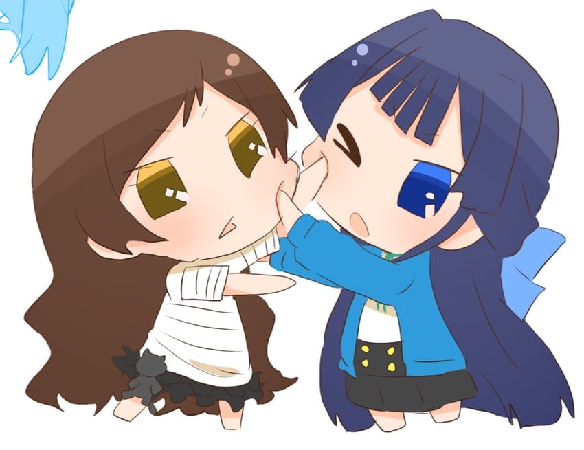 kitazawa shiho and mogami shizuka (idolmaster and 2 more) drawn by hutaba