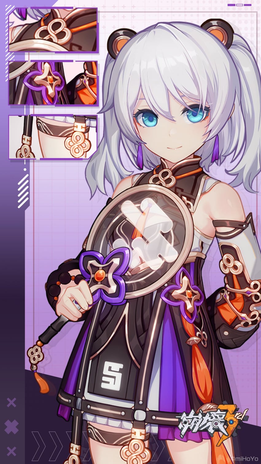 theresa apocalypse and zhuge kongming (honkai and 1 more)