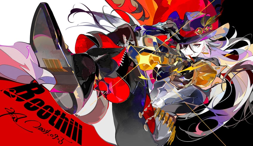 boothill (honkai and 1 more) drawn by ezu_(e104mjd)