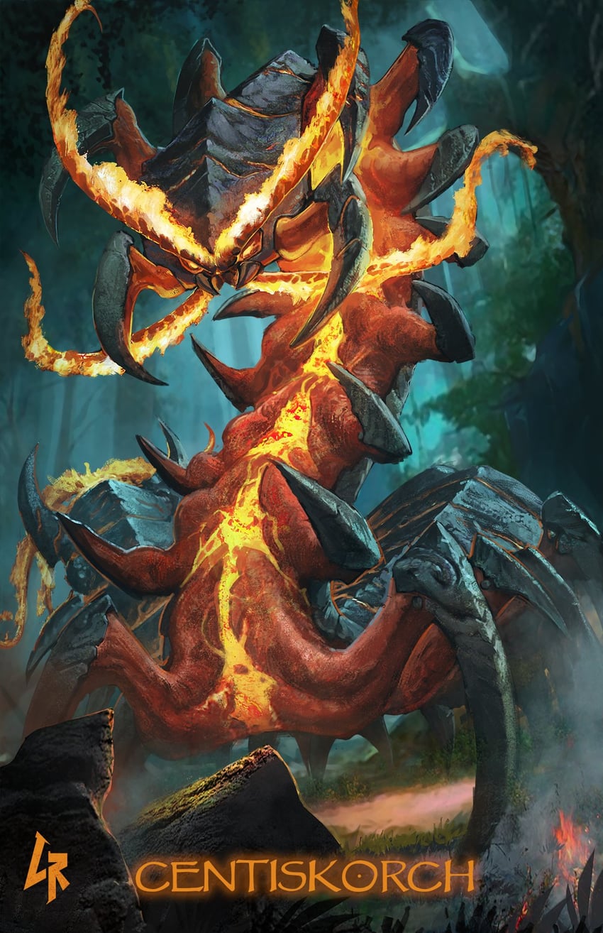 centiskorch (pokemon and 1 more) drawn by chipyray