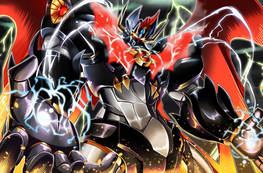 mazinger z and mazinkaiser (mazinger and 1 more) drawn by hawe_king