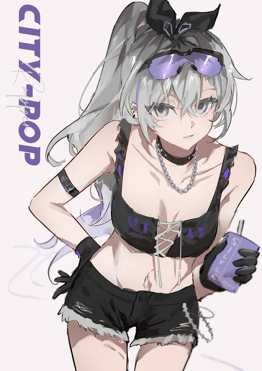 silver wolf (honkai and 1 more) drawn by d-aprken