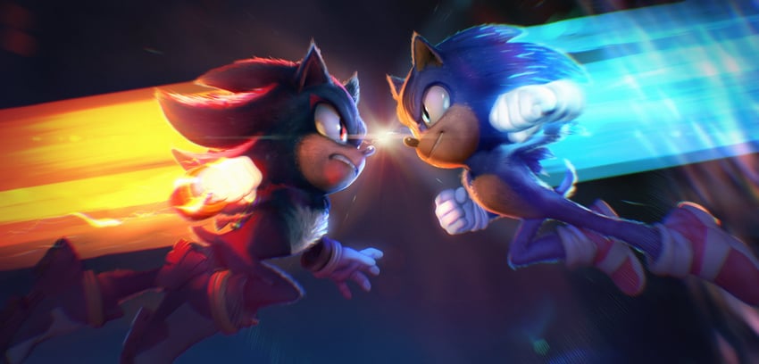 sonic the hedgehog and shadow the hedgehog (sonic and 1 more) drawn by tyson_hesse