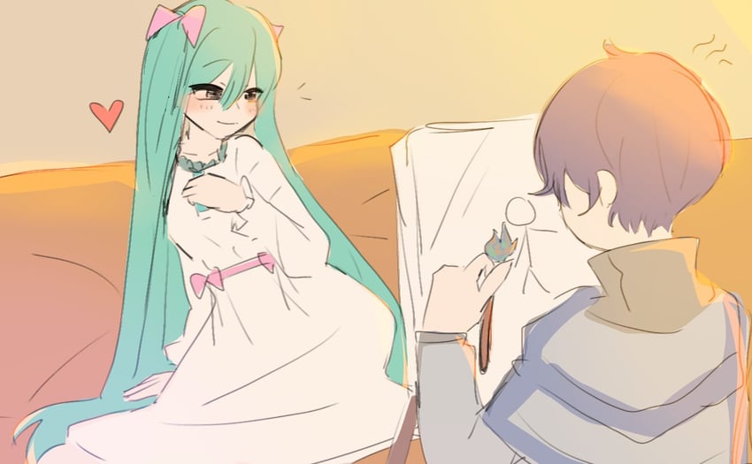 hatsune miku, kaito, eve moonlit, and adam moonlit (vocaloid and 3 more) drawn by ng_huy_hoang