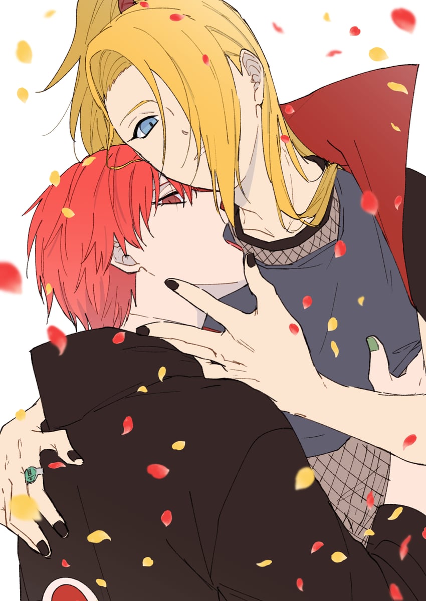 deidara and sasori (naruto and 1 more) drawn by hayamin35