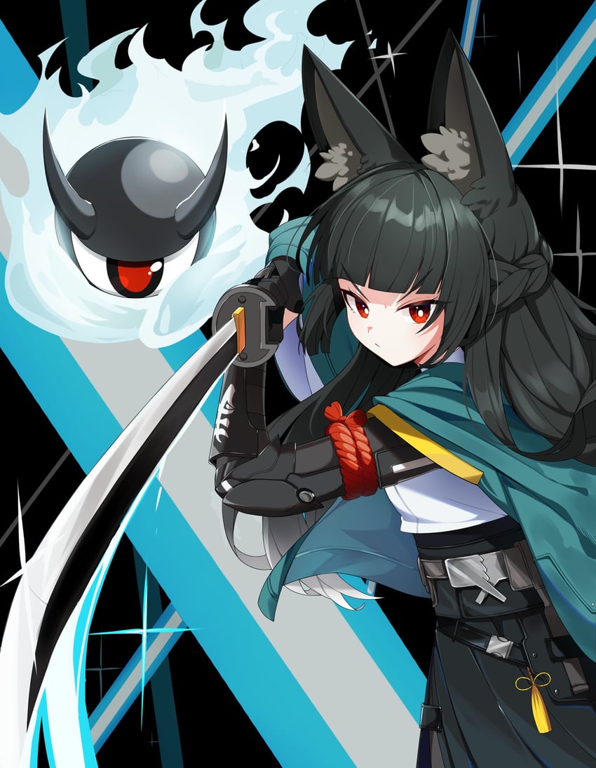 hoshimi miyabi and tailless (zenless zone zero) drawn by gamja0615
