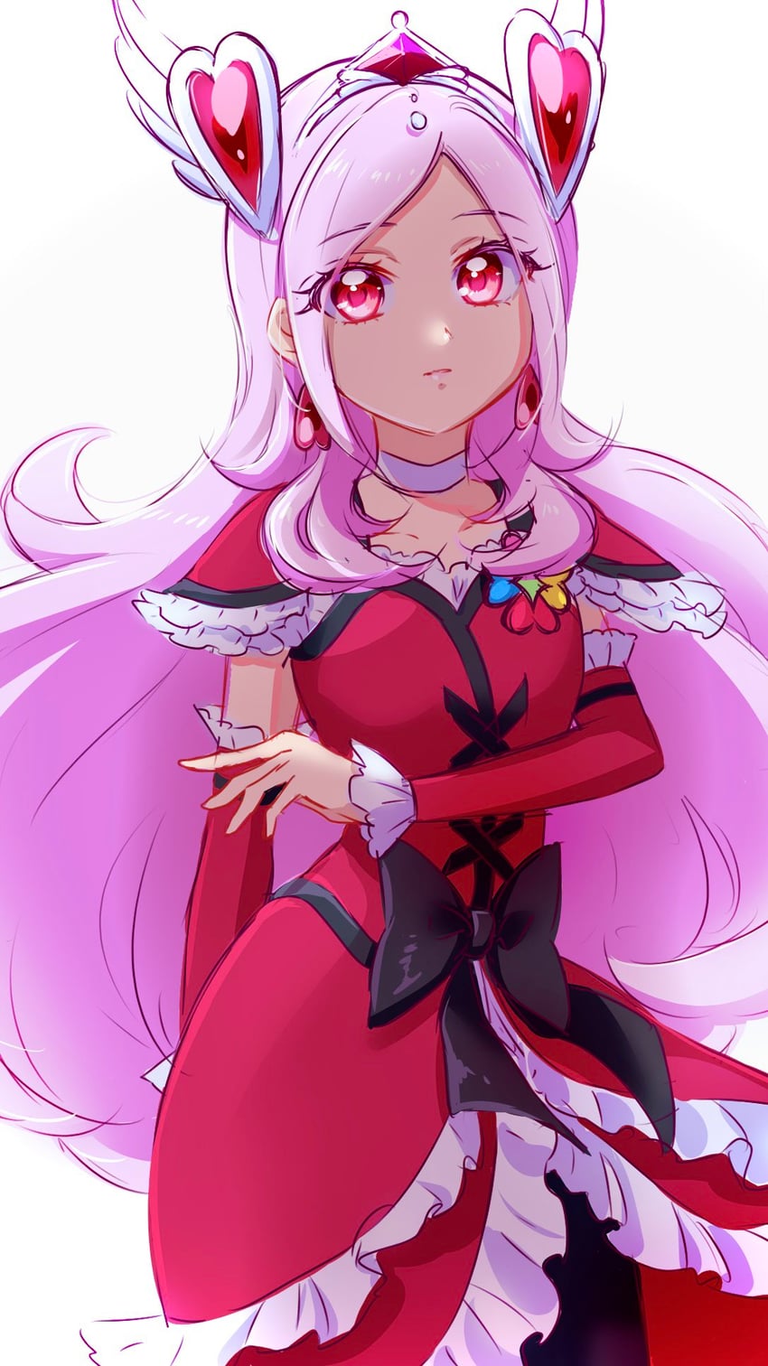higashi setsuna and cure passion (precure and 1 more) drawn by fpminnie1