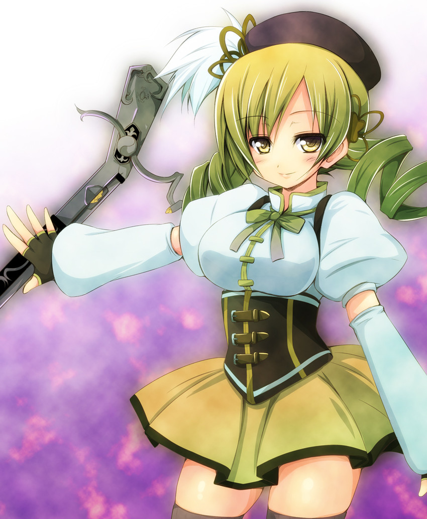 tomoe mami (mahou shoujo madoka magica) drawn by sen_(astronomy)