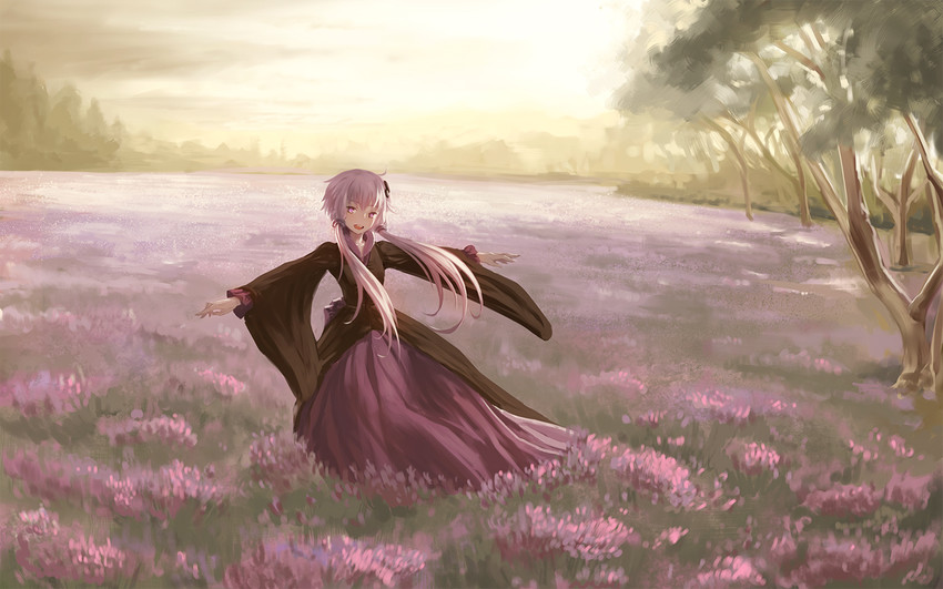 yuzuki yukari (vocaloid and 1 more) drawn by yamamomo_(plank)