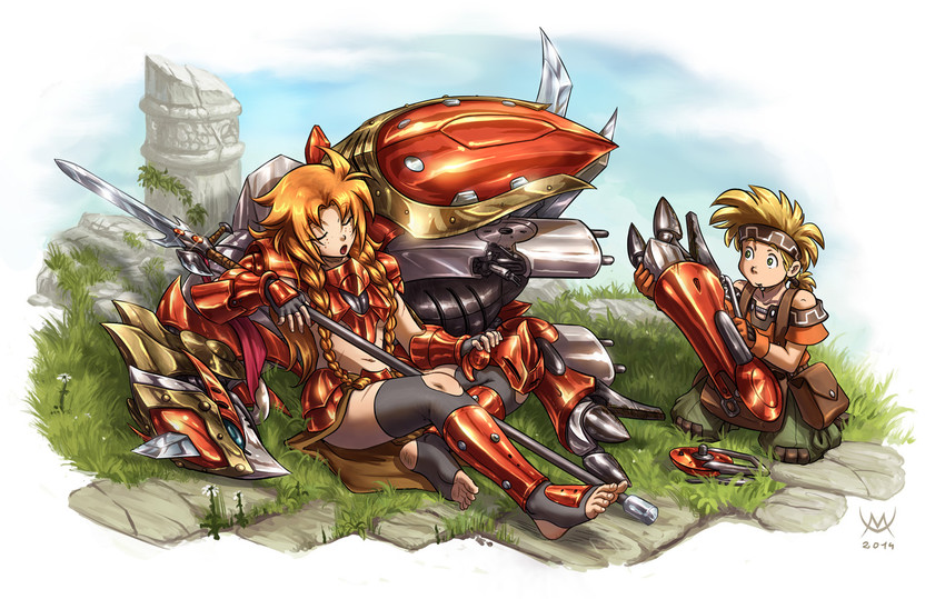 phenice walholl and darenn (les chevaucheurs) drawn by maxa'