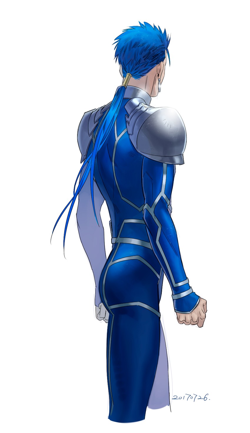 cu chulainn (fate and 1 more) drawn by bifanghuanshi