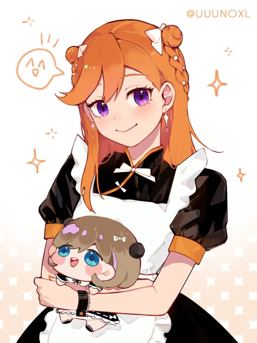 shibuya kanon and tang keke (love live! and 1 more) drawn by uuu&no