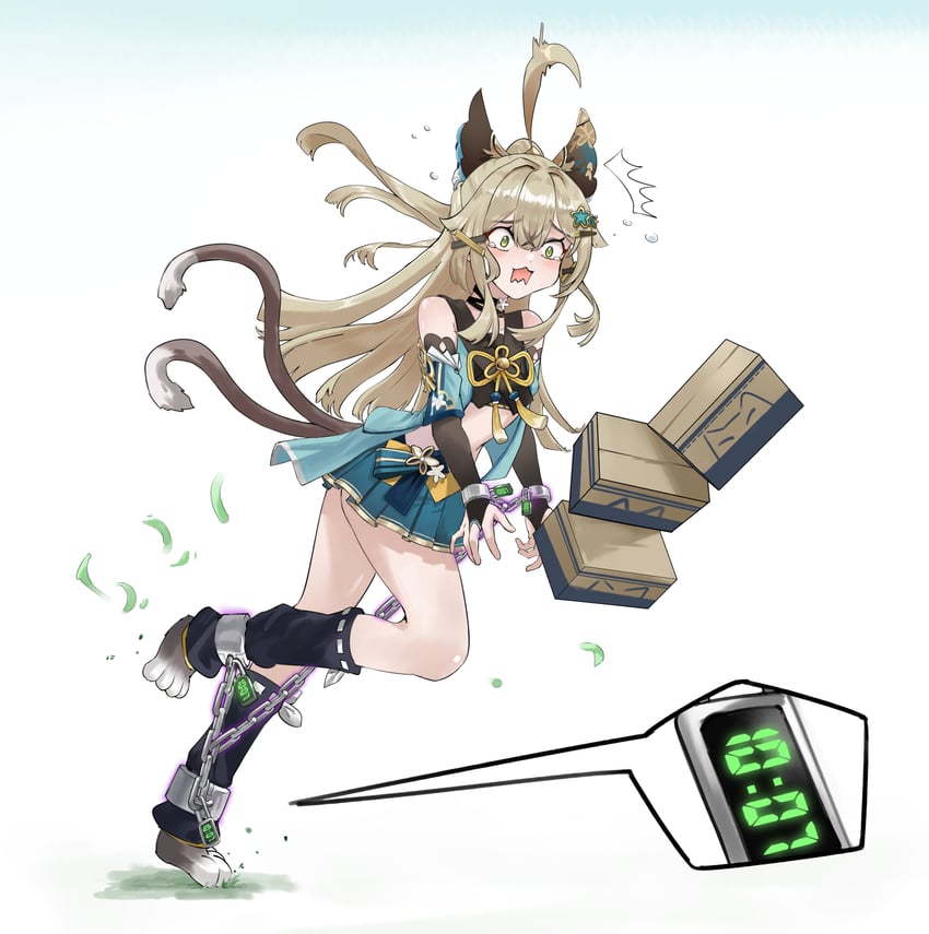 kirara (genshin impact) drawn by mizhi_shuaibi_yy