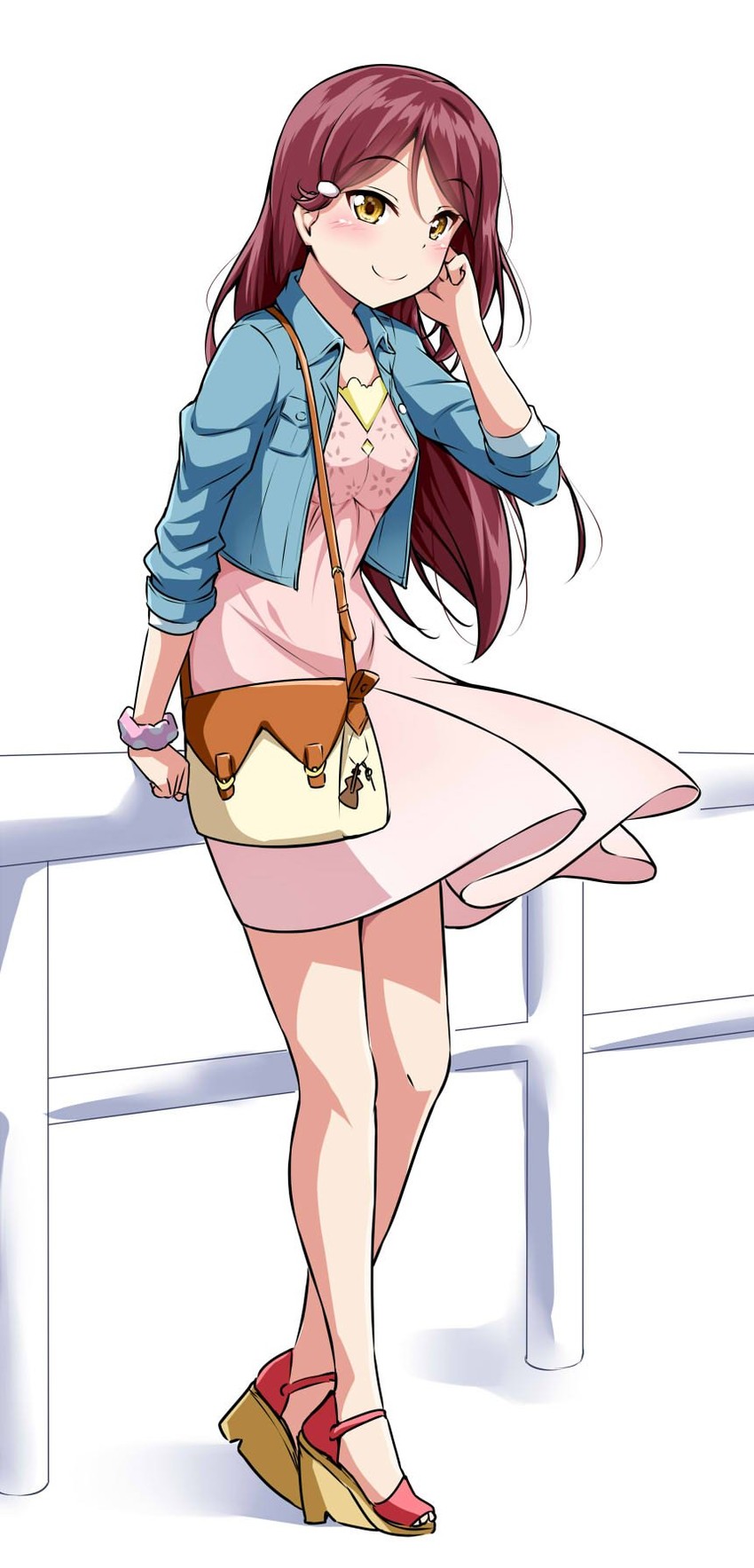 sakurauchi riko (love live! and 1 more) drawn by yopparai_oni