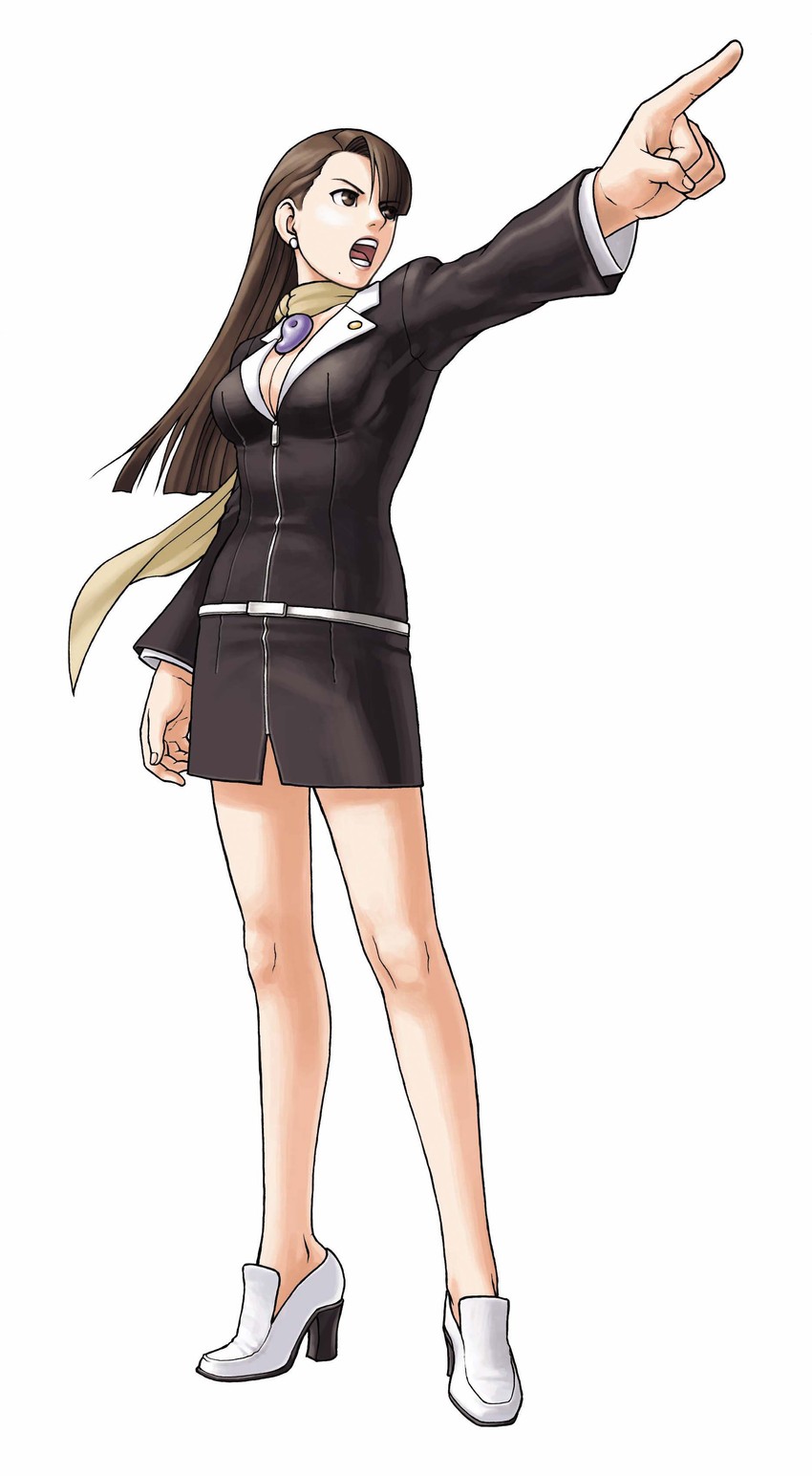 mia fey (ace attorney) drawn by edaki_shin'ya