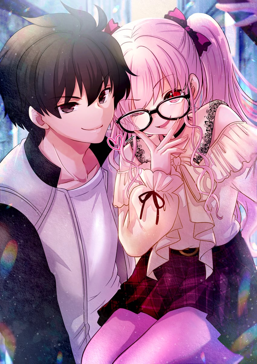 tohno shiki, noel, and dead apostle noel (tsukihime and 2 more) drawn by shimotsukishin