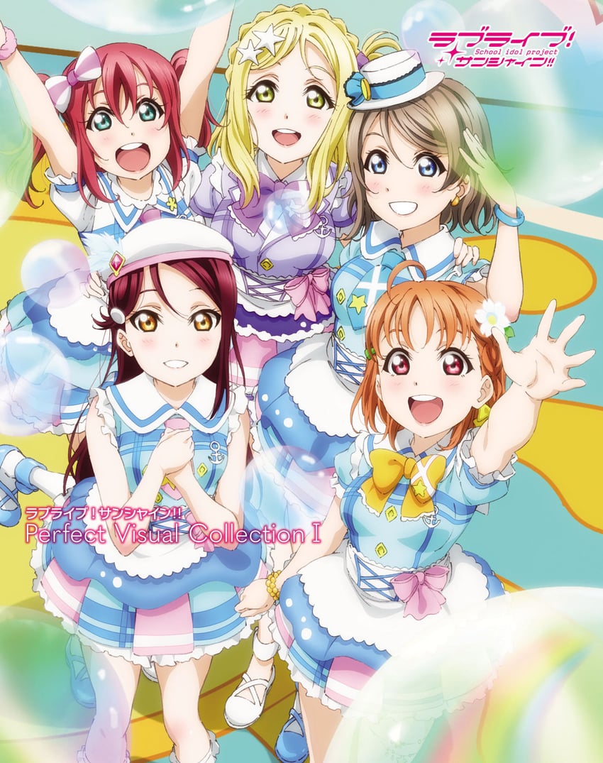 watanabe you, sakurauchi riko, takami chika, kurosawa ruby, and ohara mari (love live! and 1 more)