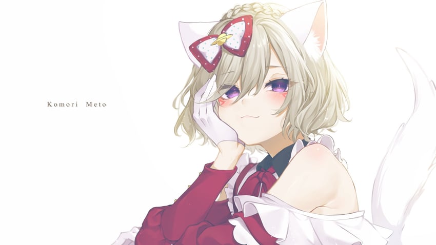 komori met (nanashi inc. and 1 more) drawn by flowerbase