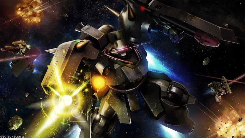 geara doga and geara doga kai (gundam and 4 more) drawn by tenjin_hidetaka
