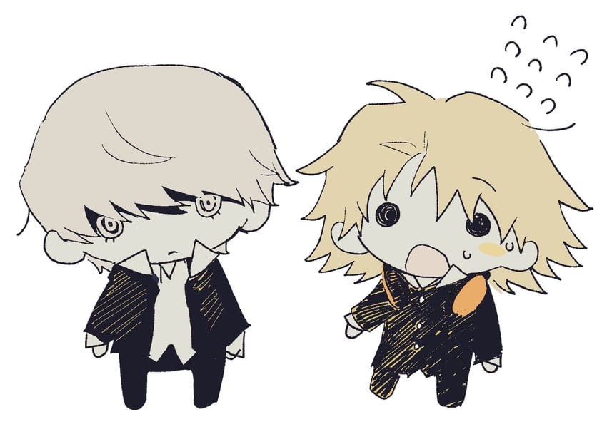 narukami yu (persona and 1 more) drawn by goguma_wagamja