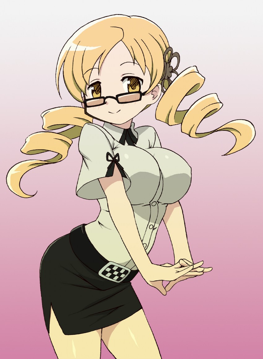 tomoe mami and kiryuu moeka (mahou shoujo madoka magica and 1 more) drawn by baron_(baron-eros)