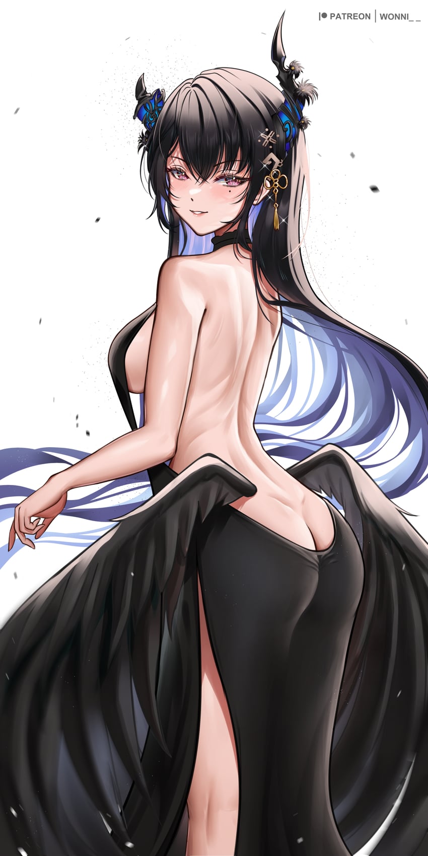 nerissa ravencroft (hololive and 1 more) drawn by wonnikon
