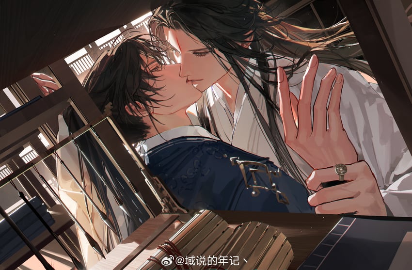 yan zhengming and cheng qian (liu yao) drawn by yu_shuo_de_nian_ji_zhu