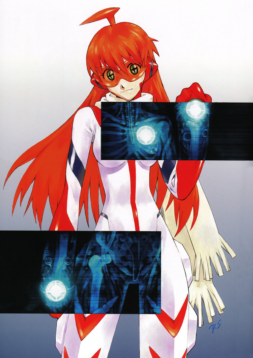 nono and buster machine 7 (top wo nerae! and 1 more) drawn by sadamoto_yoshiyuki