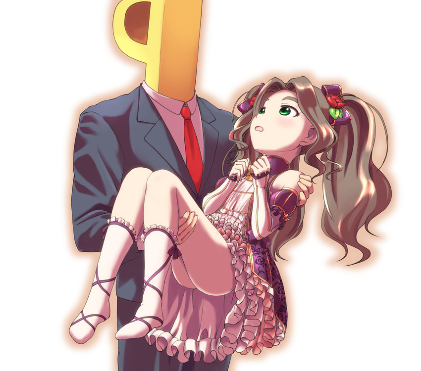 producer and kusakabe wakaba (idolmaster and 1 more) drawn by duntv