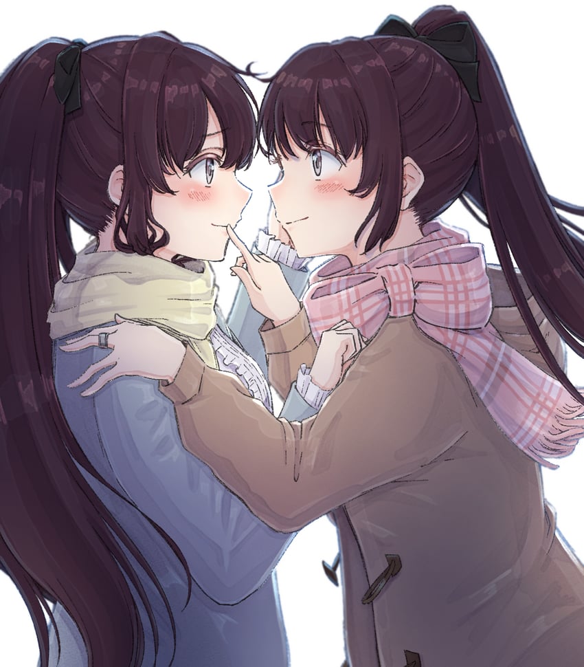amane tsukuyo and amane tsukasa (mahou shoujo madoka magica and 1 more) drawn by sansho_ss